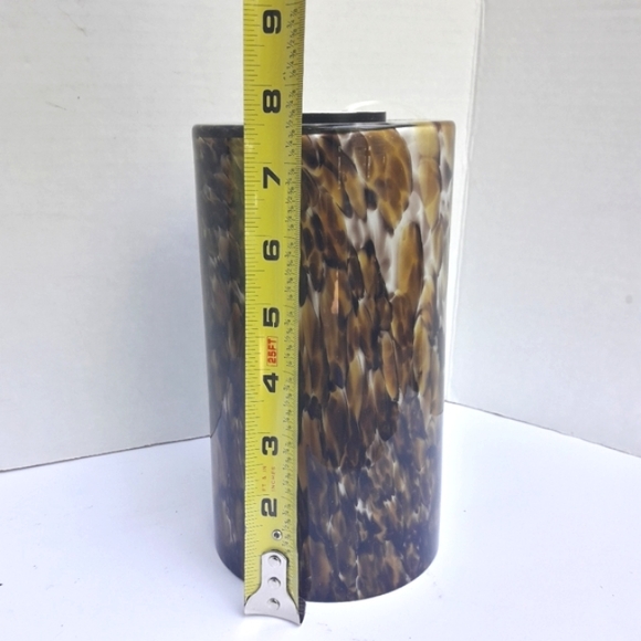 Light Globe Pendant Hand Blown Glass Animal Print - Picture 11 of 16